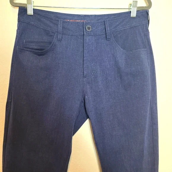 Rhone Men's Commuter Five Pocket Four Way Stretch Pants In Blue Size 32 - Picture 4 of 7